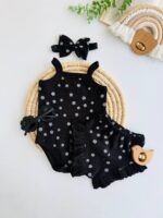 تاپ شورتک شکوفه مشکی